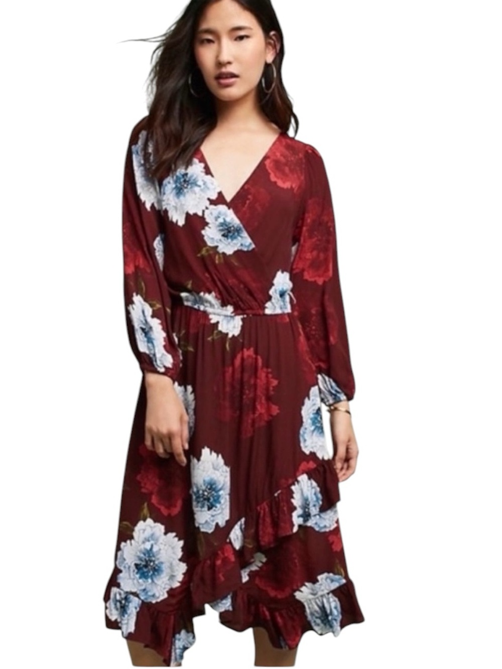 Anthropology Tracy Reese Floral Dress Size S